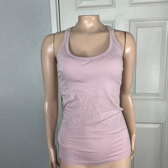 lululemon athletica Pink Ribbed Tank Top - Picture 1 of 5